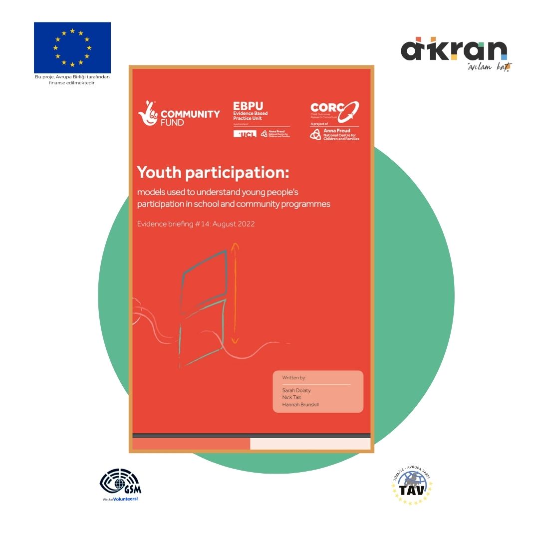 Youth Participation: Models Used to Understand Young People’s Participation in School and Community Programmes